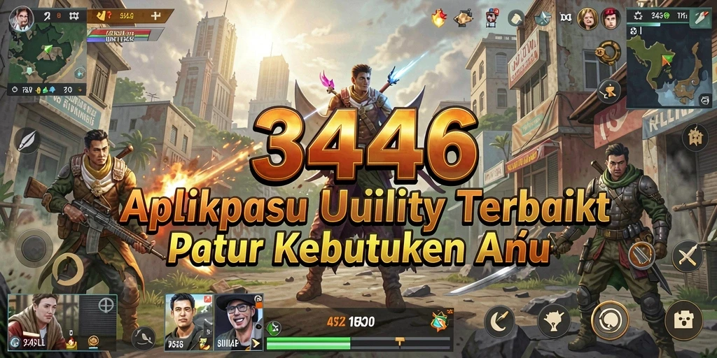 Tampilan antarmuka utama aplikasi Utility 3446 yang praktis.