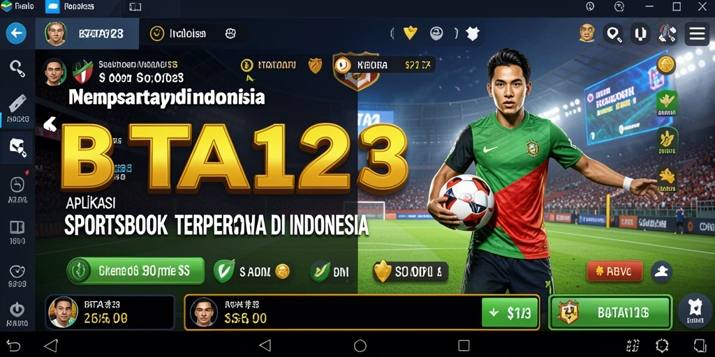 Screenshot utama BATA123 menampilkan antarmuka taruhan olahraga yang interaktif.