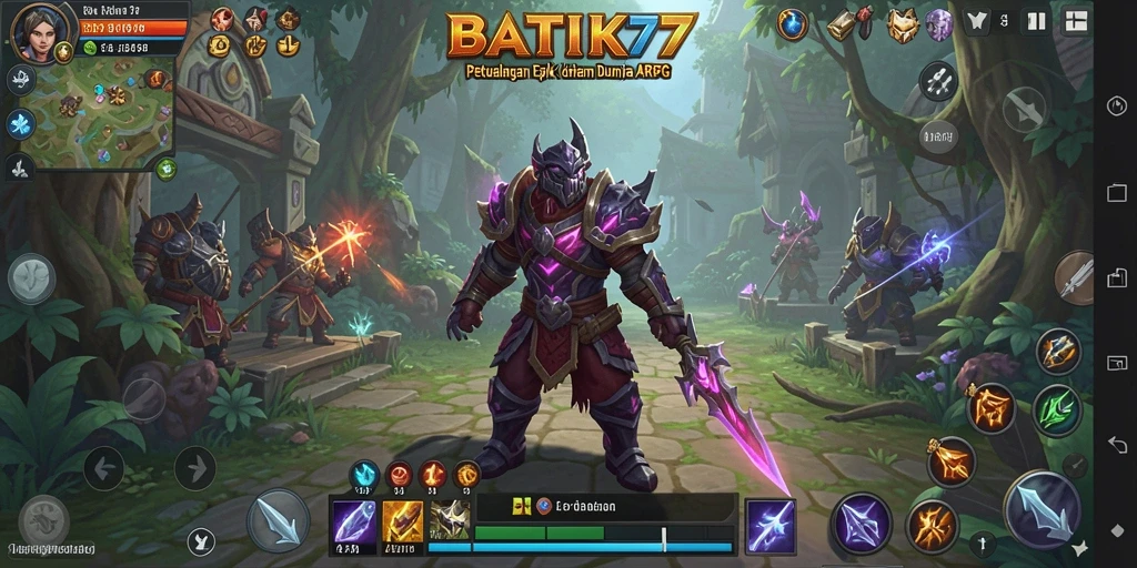 Tampilan menarik gameplay ARPG yang penuh aksi.