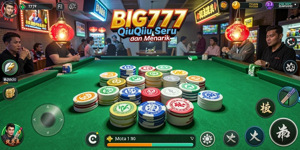 Tampilan gameplay QiuQiu yang menarik di BIG777.