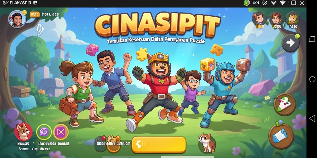Gameplay seru dan menantang di CINASIPIT.