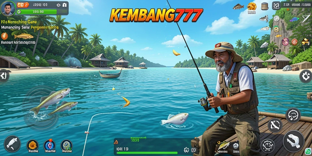 Screenshot KEMBANG777 menampilkan pengalaman memancing yang menakjubkan.