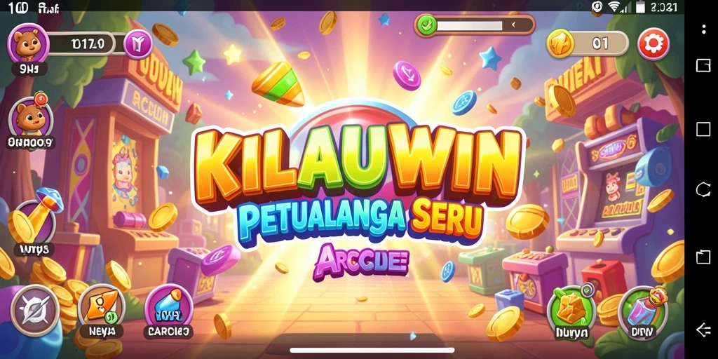 Screenshot gameplay KILAUWIN yang menampilkan aksi seru di dalam dunia Arcade.