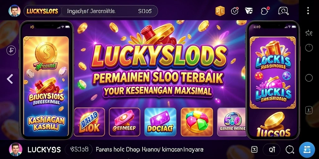 Tampilan permainan slot yang menawan dan mendebarkan di LUCKYSLOTS.