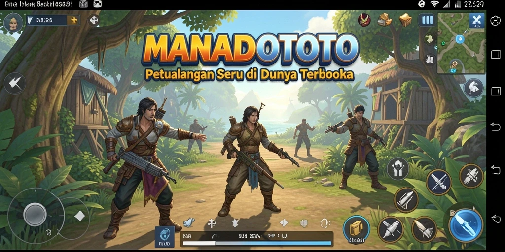 Tampilan gameplay seru di dunia terbuka MANADOTOTO.