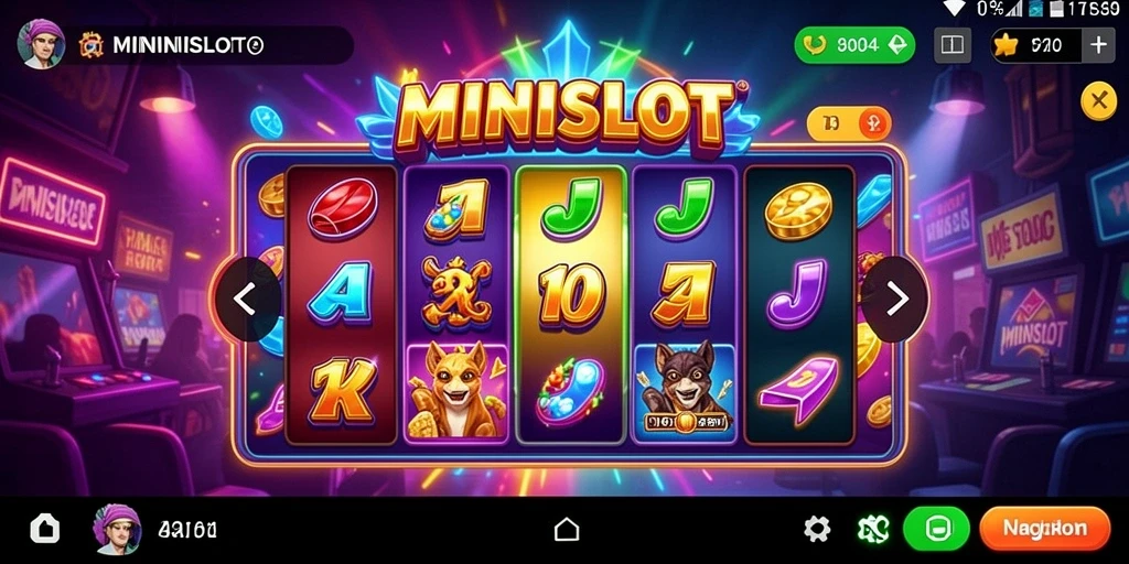 Tampilan gameplay MINISLOT yang menakjubkan dan seru.
