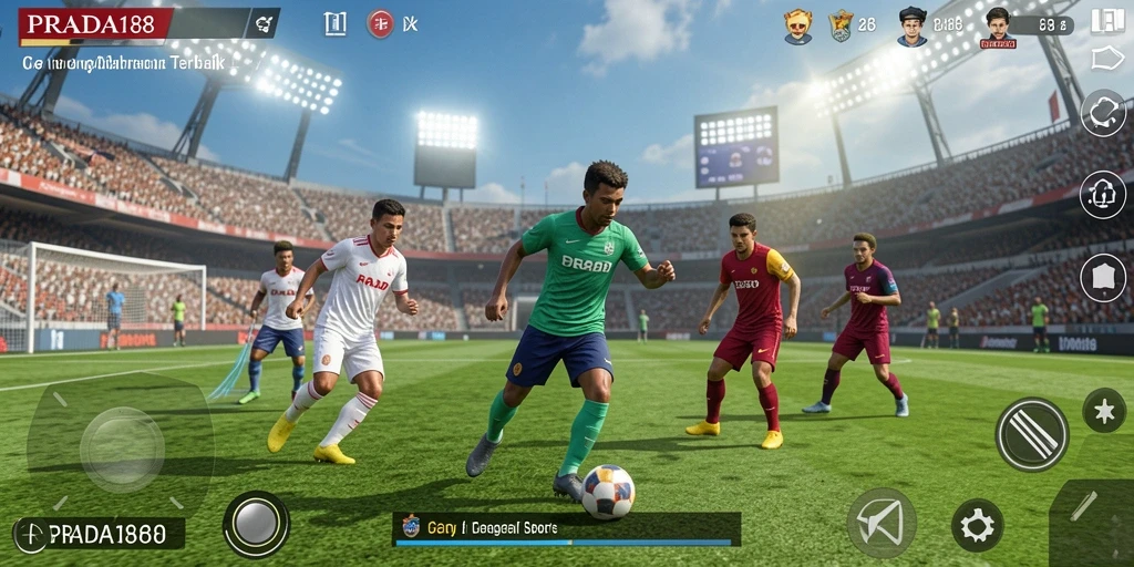 Tampilan gameplay menarik dari PRADA188 yang penuh aksi olahraga.