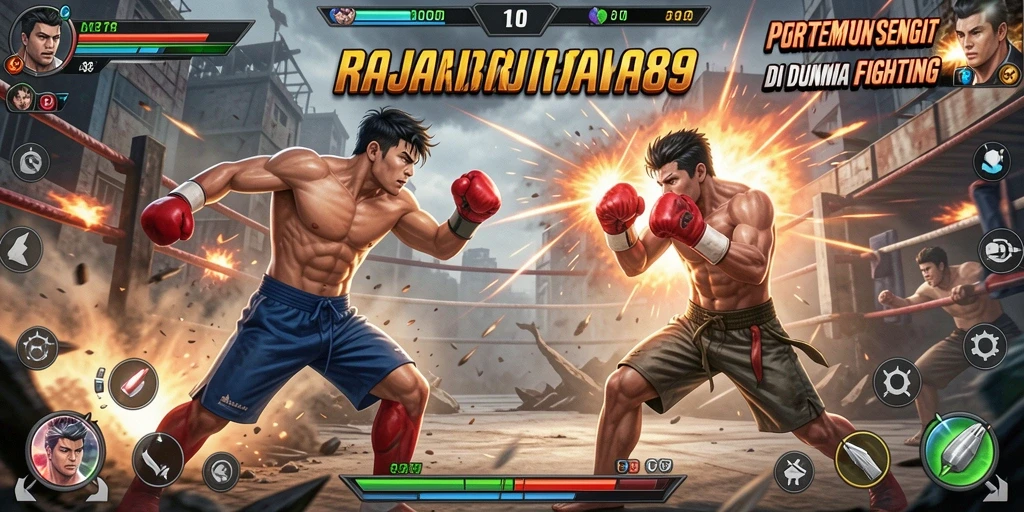 Tangkapan layar gameplay RAJABUAYA89 menampilkan pertempuran yang mendebarkan.