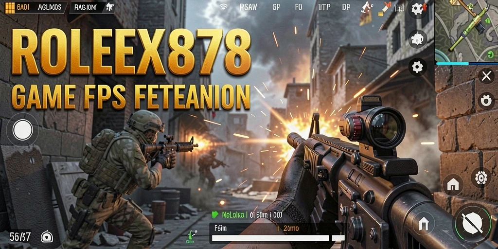 Gameplay seru dalam ROLEX878: momen tembak-menembak yang mendebarkan.