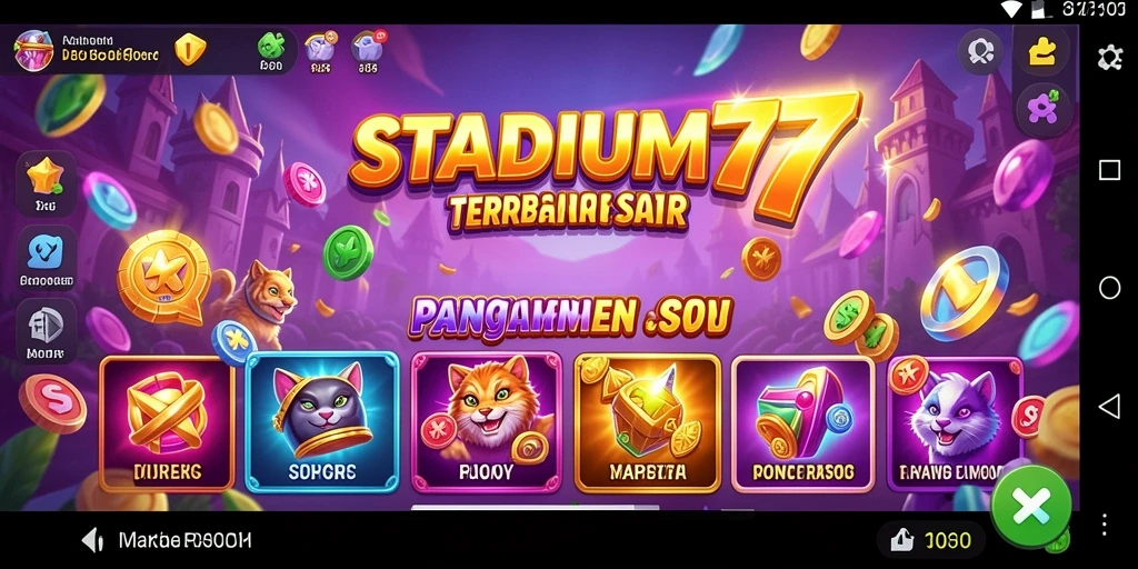 Gameplay seru di STADIUM77 dengan mesin Slot yang menakjubkan.