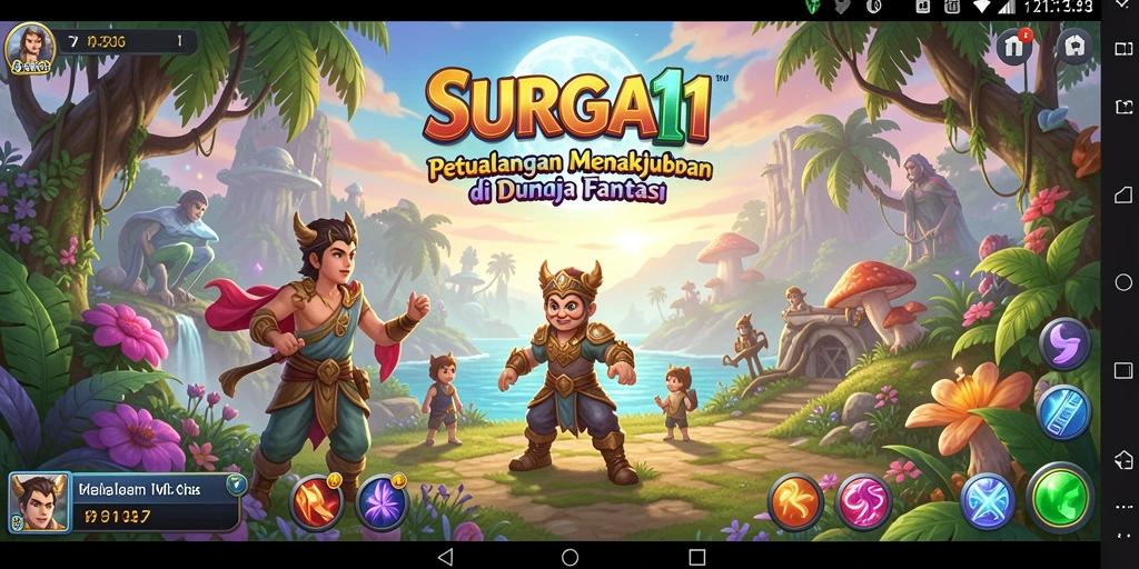 Tampilan menakjubkan dari gameplay Adventure SURGA11 yang penuh tantangan.
