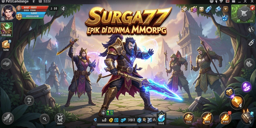 Tampilan gameplay seru dan mendalam di SURGA77.
