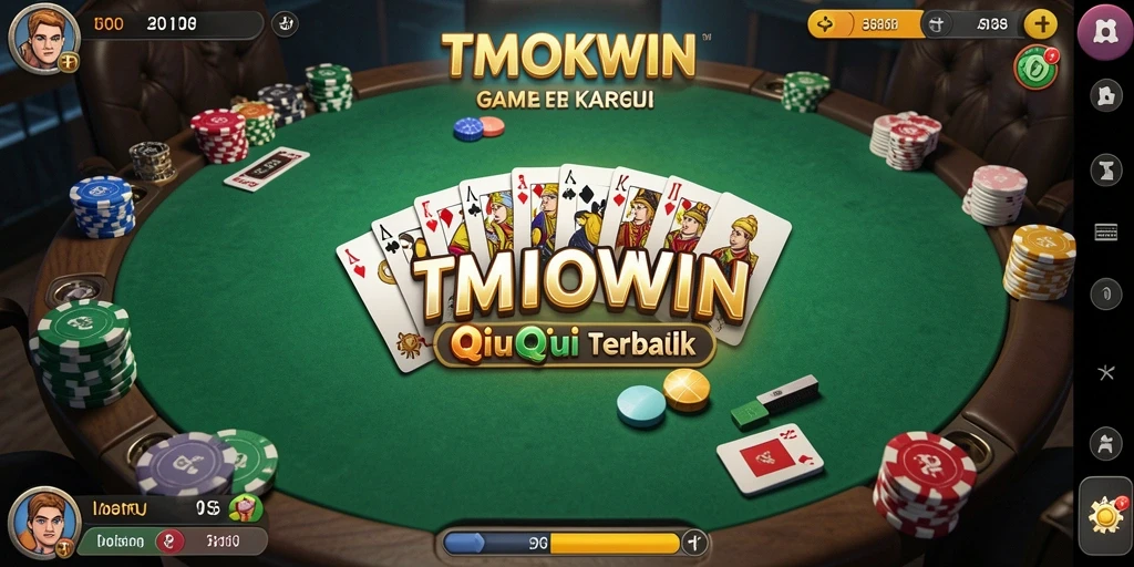 Tampilan gameplay QiuQiu yang seru di TMOKWIN.