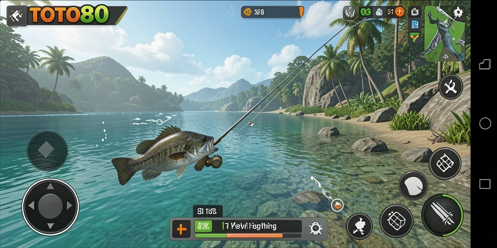 Screenshot tampilan gameplay memancing di TOTO80 yang menakjubkan.