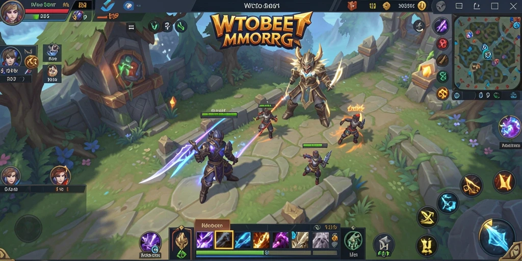 Tampilan gameplay menakjubkan dalam WTOBET yang mendebarkan.