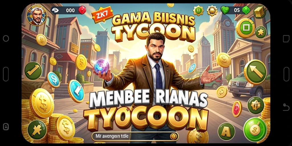 Tampilan gameplay menarik dalam ZK7 dengan elemen Tycoon.